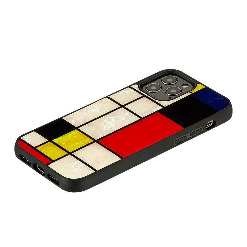 Ikins Series Case For iPhone 12 / 12 Pro - Mondrian - Tashqila Ikins Series Case For iPhone 12 / 12 Pro - Mondrian - Tashqila